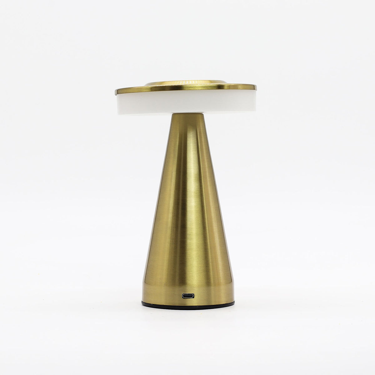 Tall Stem Touch Table Lamp – Bronze Gold USB-C