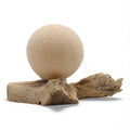 DriftGlow Cotton Wrap Lamp – Cream Driftwood Light