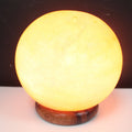 Himalayan Salt Ball Lamp, Large Wooden Base