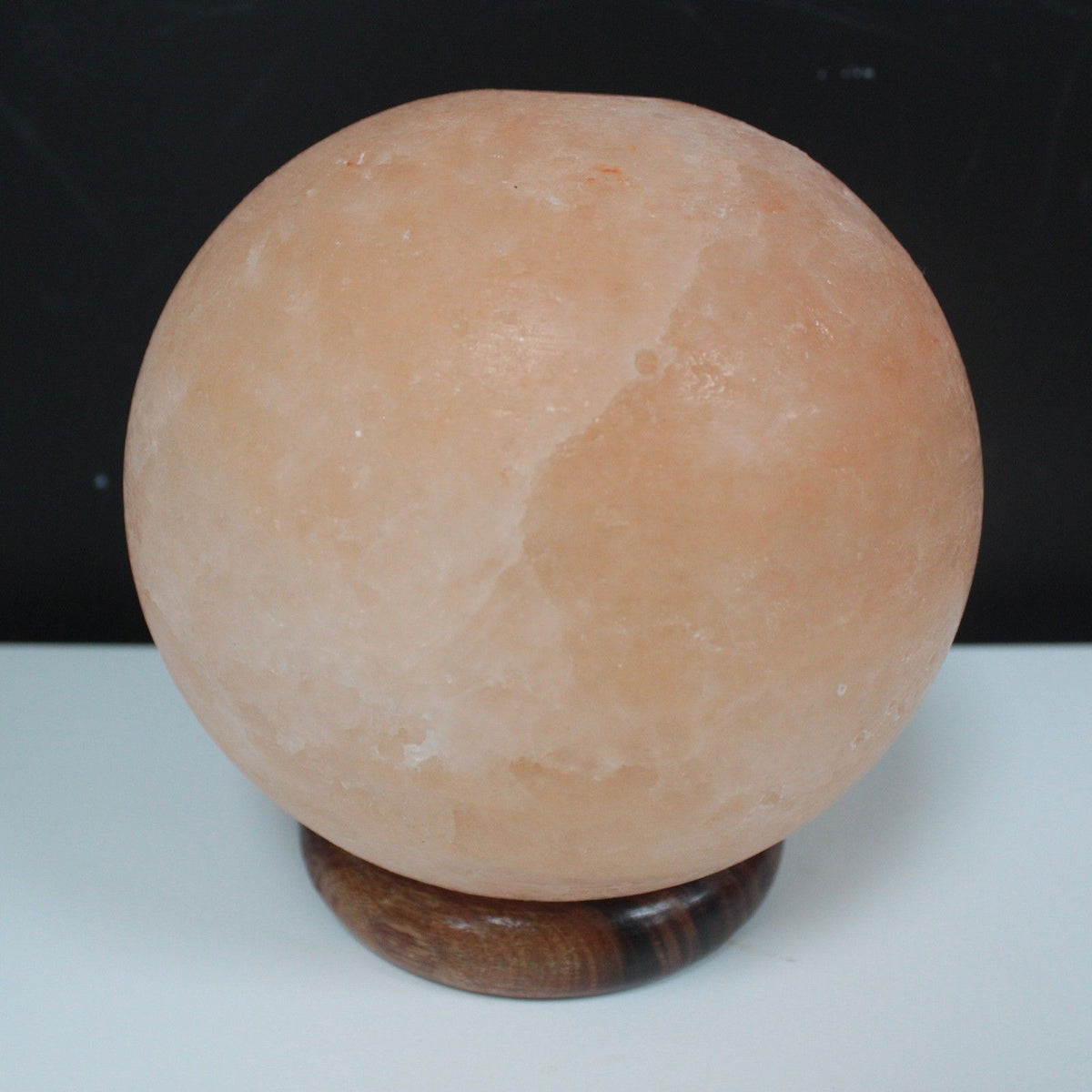 Himalayan Salt Ball Lamp – Large Wooden Base