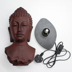 Buddha Glow Lamp – Molten Lava Finish