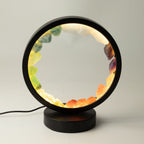 7 Chakra Gemstone Halo Lamp, USB Decorative Light