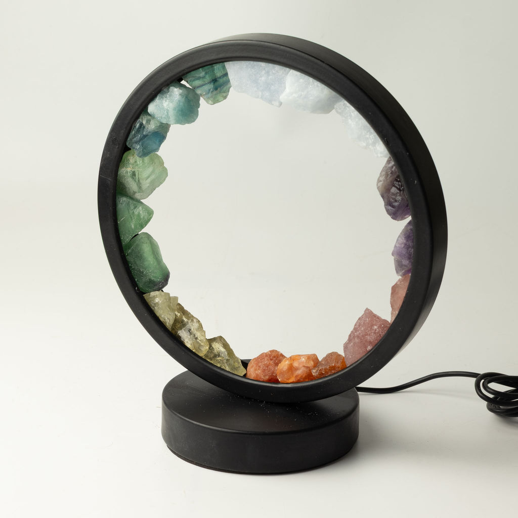7 Chakra Gemstone Halo Lamp – USB Decorative Light